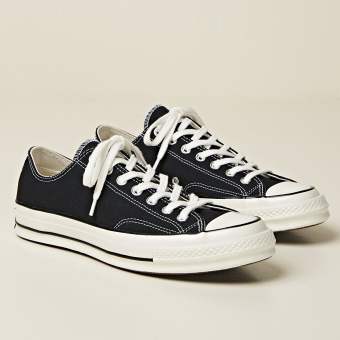 Giày converse 1970s Cổ thấp màu đen ( Tặng túi converse + bill + tất)