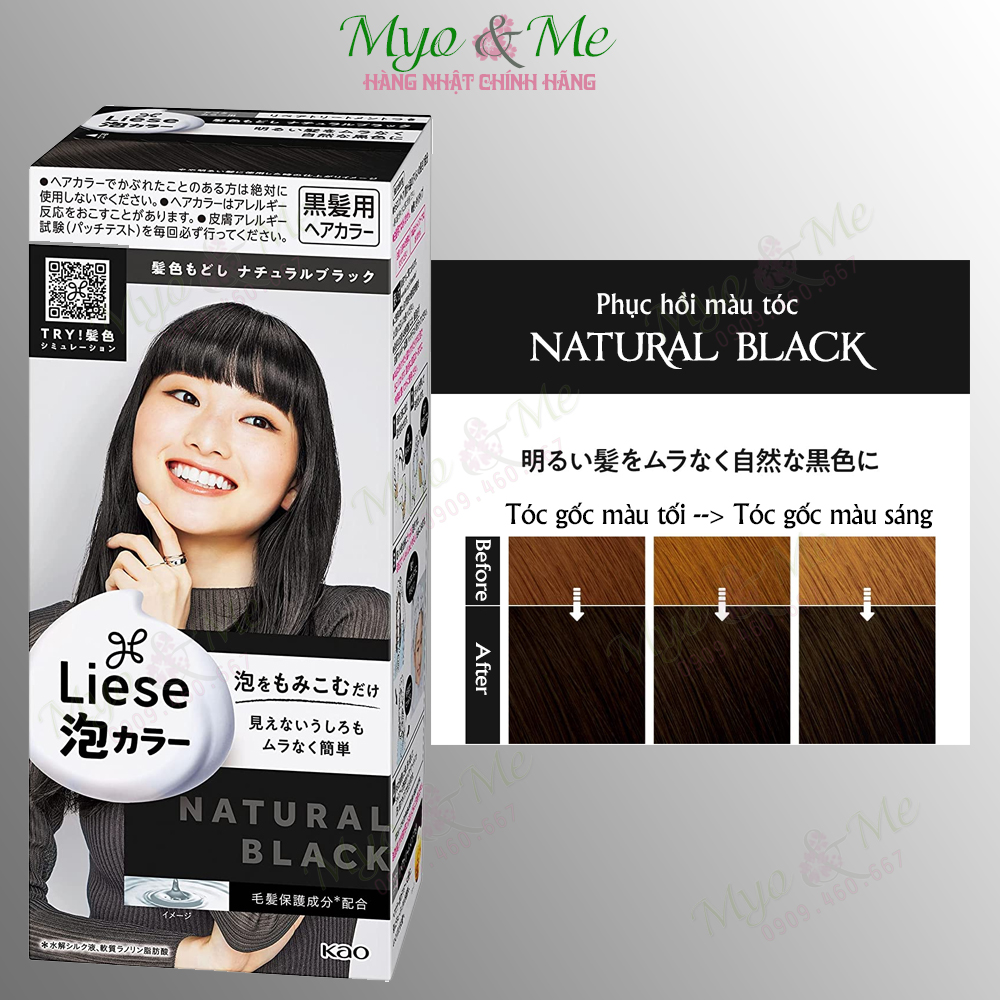 Thuốc Nhuộm Tóc Tạo Bọt Kao Liese Prettia Nhật Bản
