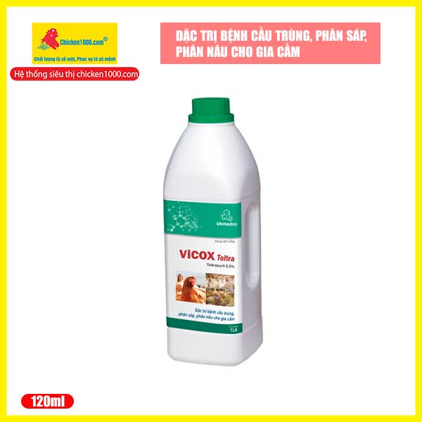 Thuốc Thú Y Vicox Toltra Vemedim Phòng Trị Cầu Trùng Trên Gà