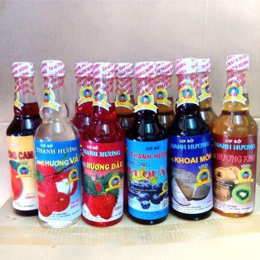 Siro Thanh Hương hương sâm dứa chai 500ml si rô, syrup pha trà, trà sữa, đá bào