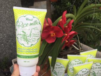 Sữa rửa mặt Rice milk - cám gạo Thái Lan 180 ml trắng da