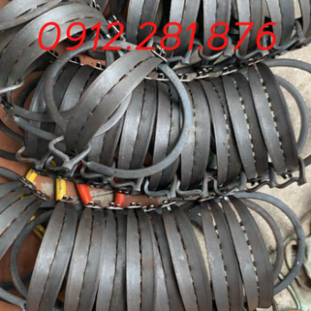 Cạm bẫy kiềng 18cm ,bẫy thú to có tặng theo bàn đạp và dây phanh