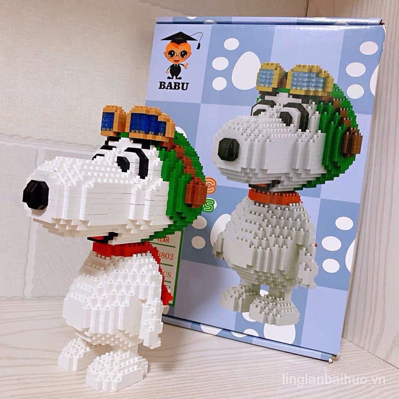 Bộ lego lắp ráp mô hình Chó Snoopy / Lego sáng tạo cho bé