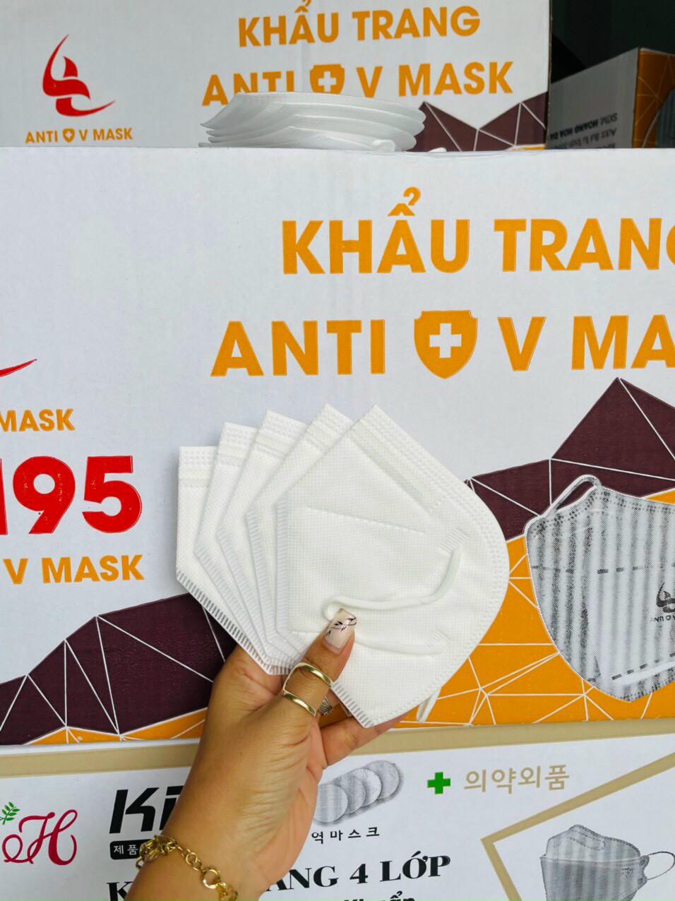 [HCMbịch 10 cái ANTIV N95 5 lớp kháng khuẩn chính hãng công ty