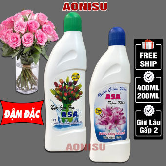 Nước Cắm Hoa Tươi Lâu Asa Đậm Đặc 400ml / 200ml Giữ Hoa Tươi Lâu Không Thối Nước Chính Hãng Hàng Việt Nam Aonisu