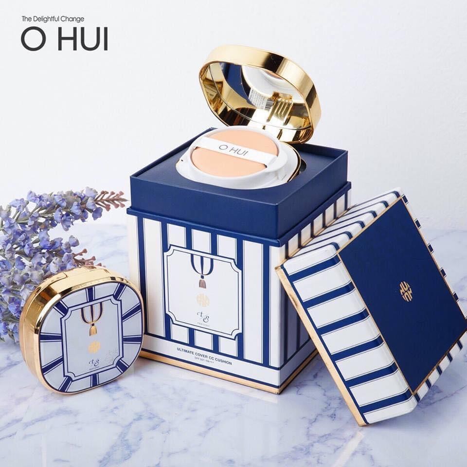 Phấn nước Ohui Ultimate Cover CC Cushion Special, Phấn nước ohiu 2 lõi