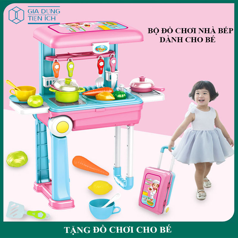 Bộ đồ chơi nấu ăn nhà bếp cho bé nhiều chi tiết, đồ chơi trẻ em, giúp bé thỏa sức sáng tạo, đồ chơi nhà bếp cho trẻ