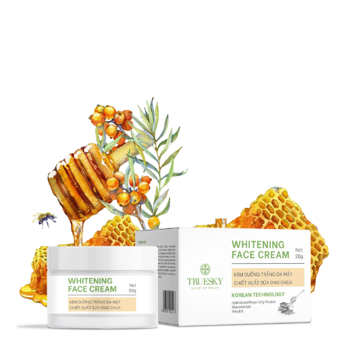 Kem dưỡng trắng da mặt chiết xuất sữa ong chúa Truesky Whitening Face Cream