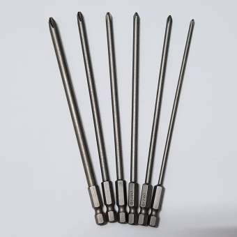 Bộ 6 đầu tua vít 150mm có nam châm cho máy bắn vít - máy khoan