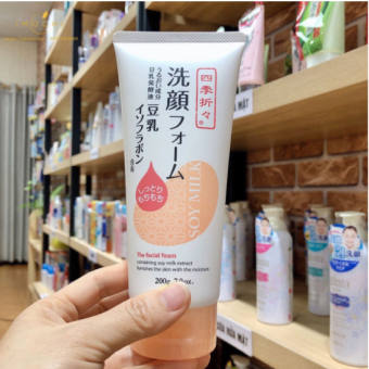 Sữa Rửa Mặt Shikioriori Soy Milk Facial Foam Chiết Xuất Từ Đậu Nành Dưỡng Ẩm, Căng Da, Mịn Màng Nhật Bản 200g - Milaganics Store
