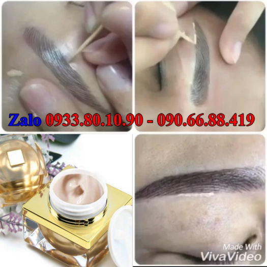 Kem xóa xăm chân mày tức thì thần thánh Hàn Quốc