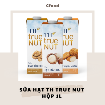 TH True Nut Sữa Hạt (Hạnh Nhân, Óc Chó, Mắc Ca) Hộp 1L