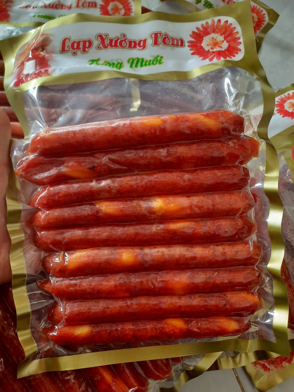 Lạp xưởng tôm trứng muối 1kg