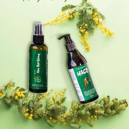 Tinh dầu Haco: Xịt tóc Mao Bạt Khang
