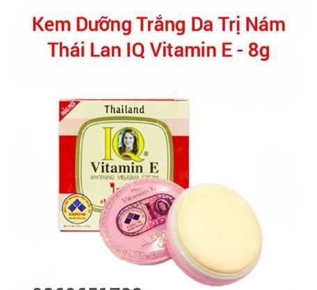 Kem Dưỡng Trắng Da Sạch Nám Thái Lan IQ Vitamin E - 8g