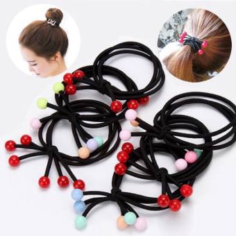 Dây Buộc Tóc Hạt Cherry - Dây Thun Cột Tóc Hàn Quốc siêu dễ thương_Bibokids