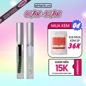 Combo Dưỡng Môi & Mi Mascara Dầu Dừa & Tinh Chất Dưỡng Môi Dầu Dừa MILAGANICS 5ml/ Cây