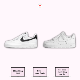 CHÍNH HÃNG Giày Nike Air Force 1 Low Trắng / Trắng Đen