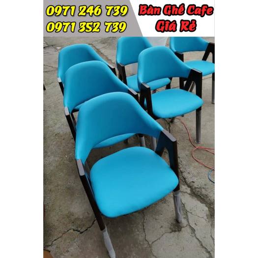 Ghế gỗ cafe chữ A bọc simili nhiều màu giá rẻ