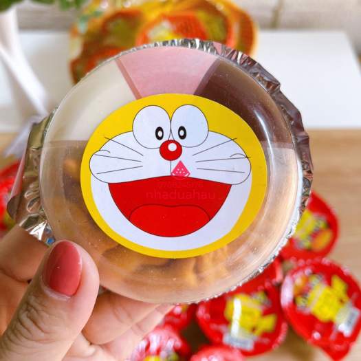 Một chén bánh qui giòn hình cá chấm kem THACO hàng công ty Việt Nam chuẩn xịn chén 40g