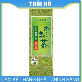 Trà xanh gạo lứt rang 200g Nhật Bản