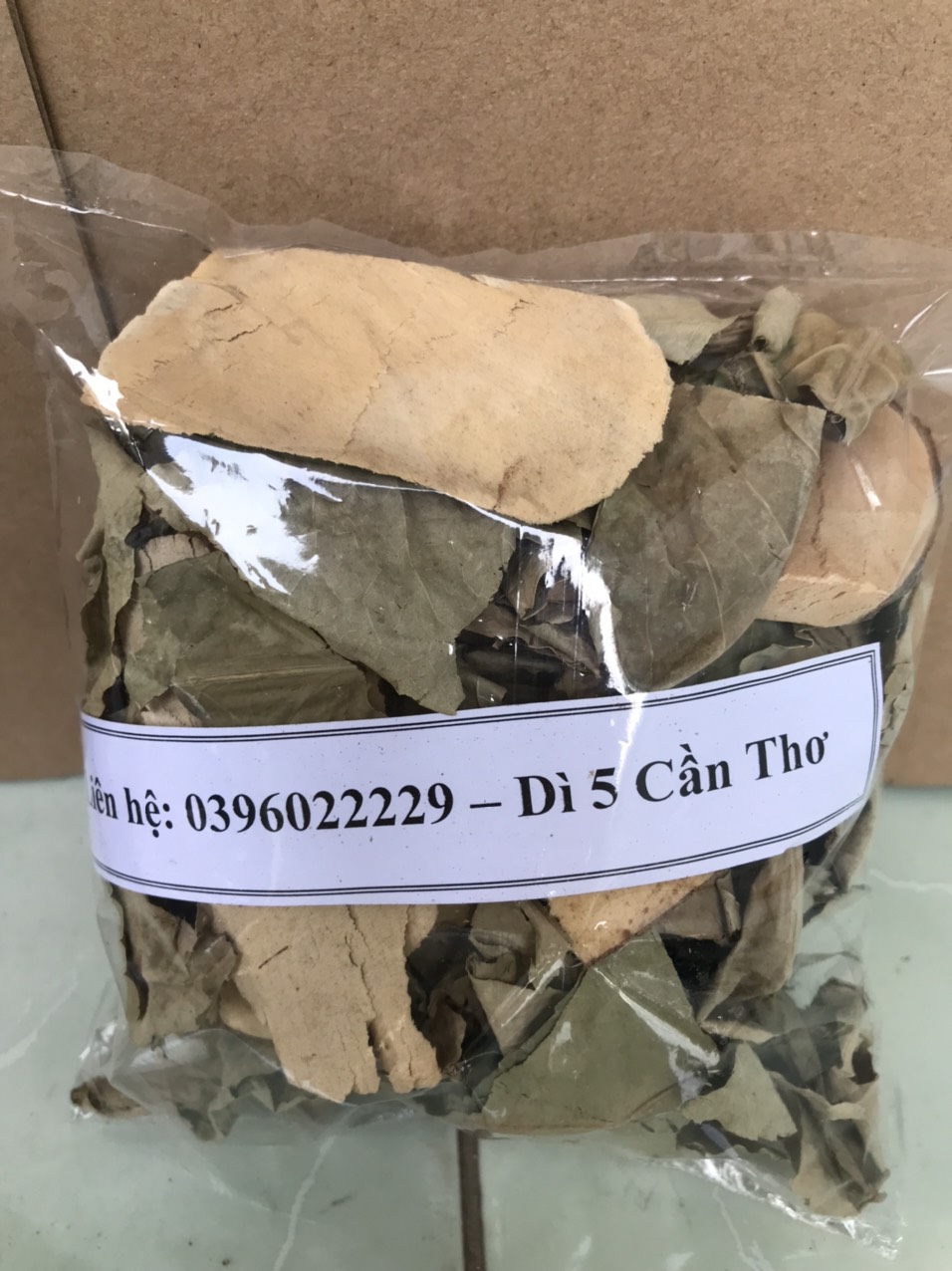 Cây và lá cù đèn phơi khô 1 ký, sản phẩm khô sạch