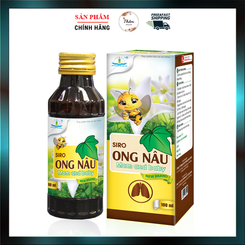 Siro ong nâu - giảm ho, long đờm, bổ phế,..