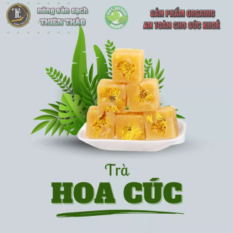 5 viên trà hoa cúc đường phèn mật ong Thiên Thảo Organic (tặng thêm kỳ tử)