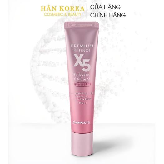 KEM DƯỠNG DA ĐỈNH CAO RETINOL X5 ELASTIN CREAM SKINPASTEL 30ML CHỐNG NHĂN, CHỐNG LÃO HÓA, MỸ PHẨM HÀN QUỐC CHÍNH HÃNG