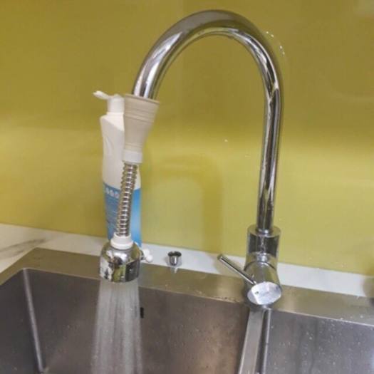 Vòi tăng áp bồn rửa bát xoay 360 độ