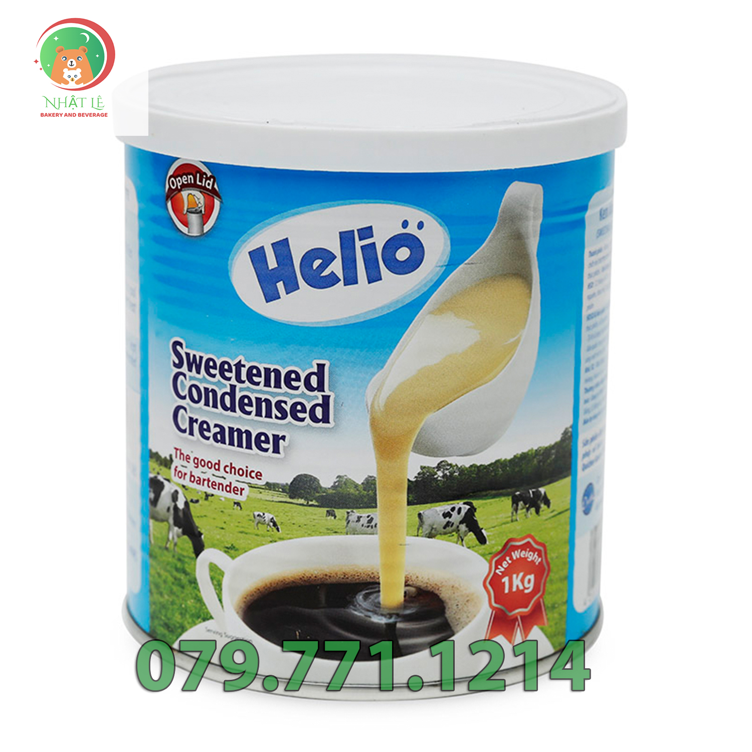 Sữa đặc có đường Helio hộp 1kg
