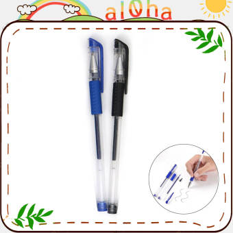Set 2 Bút bi mực nước - cây viết gel ngòi nhỏ 0.5mm thay thế bút chữ A, có thể thay ngòi