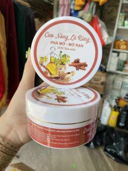 Tan mỡ bụng CAO NÓNG LÁ RỪNG tan mỡ mờ rạn.