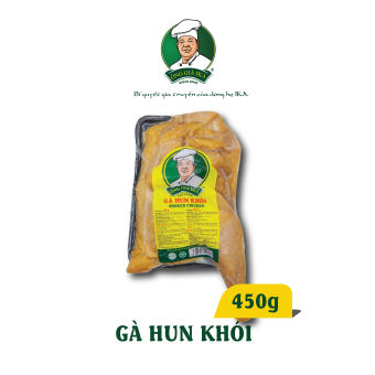 Gà hun khói 450g Ông già Ika
