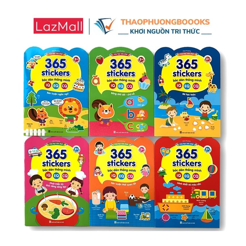 Sách 365-Sticker-bóc-dán-thông-minh-IQ-EQ-CQ-ThaoPhuongBooks