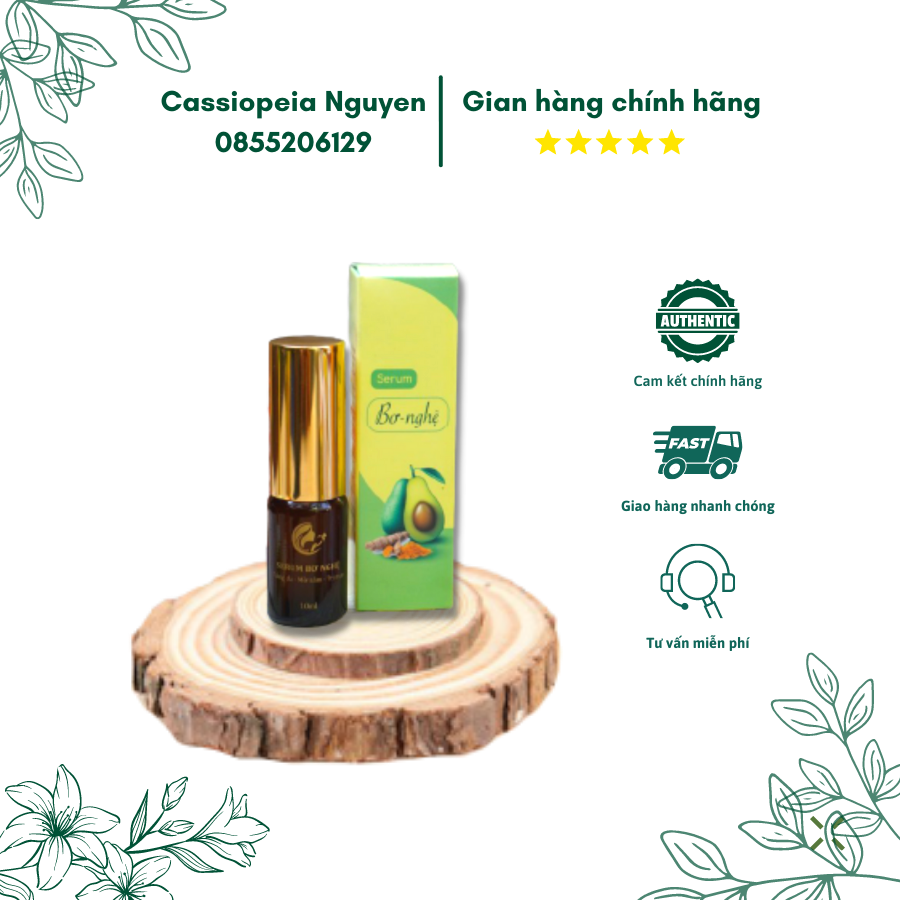 Serum tinh chất bơ nghệ cấp ẩm, dưỡng da căng bóng, láng mịn