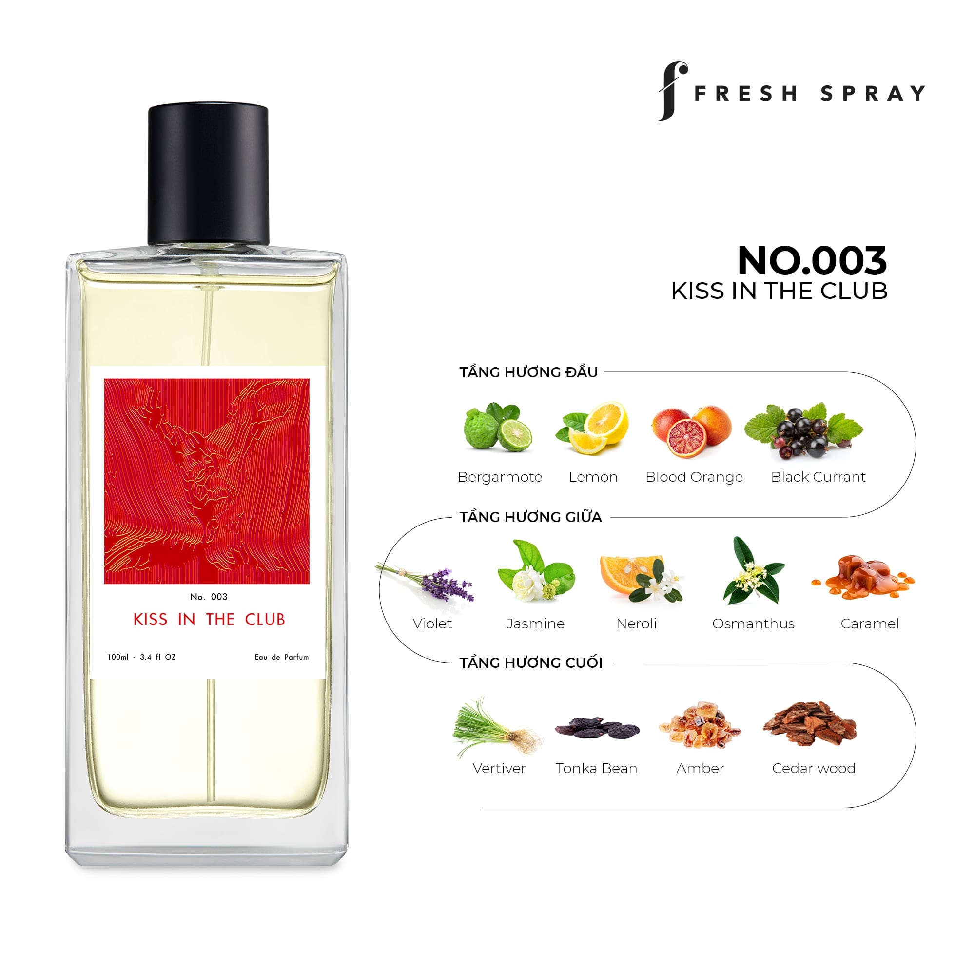 Nước hoa Gil Lê Quyến Rũ, Cá Tính F Fresh Spray NO.003 KISS IN THE CLUB | Nước hoa Công Nghệ Mới Lưu Hương Vượt Trội, Nước hoa quần áo, Body mist,unisex, Nước hoa chăn mền gối, Nước hoa nữ, Nước hoa nam