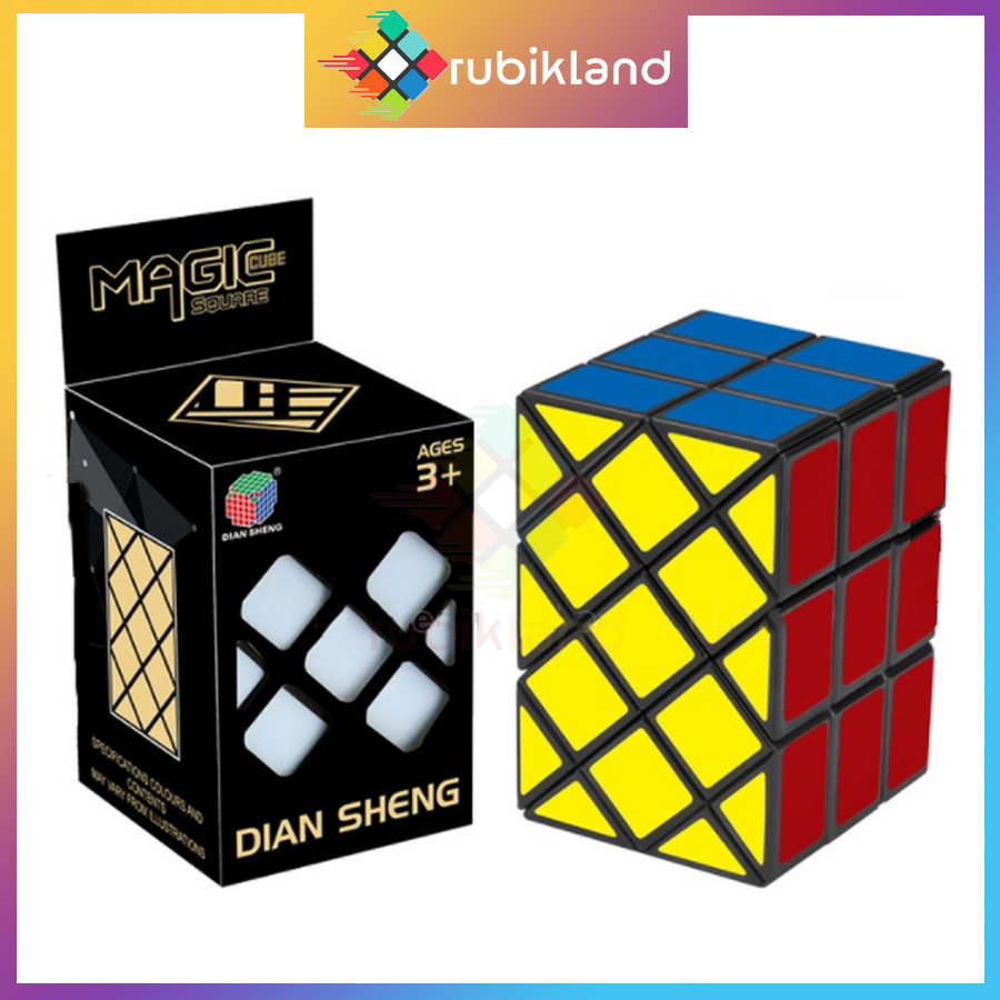 Rubik Biến Thể DianSheng ShangGu Ancient Irregular Double Fish Rubic 3x3 Đồ Chơi Trí Tuệ Trẻ Em