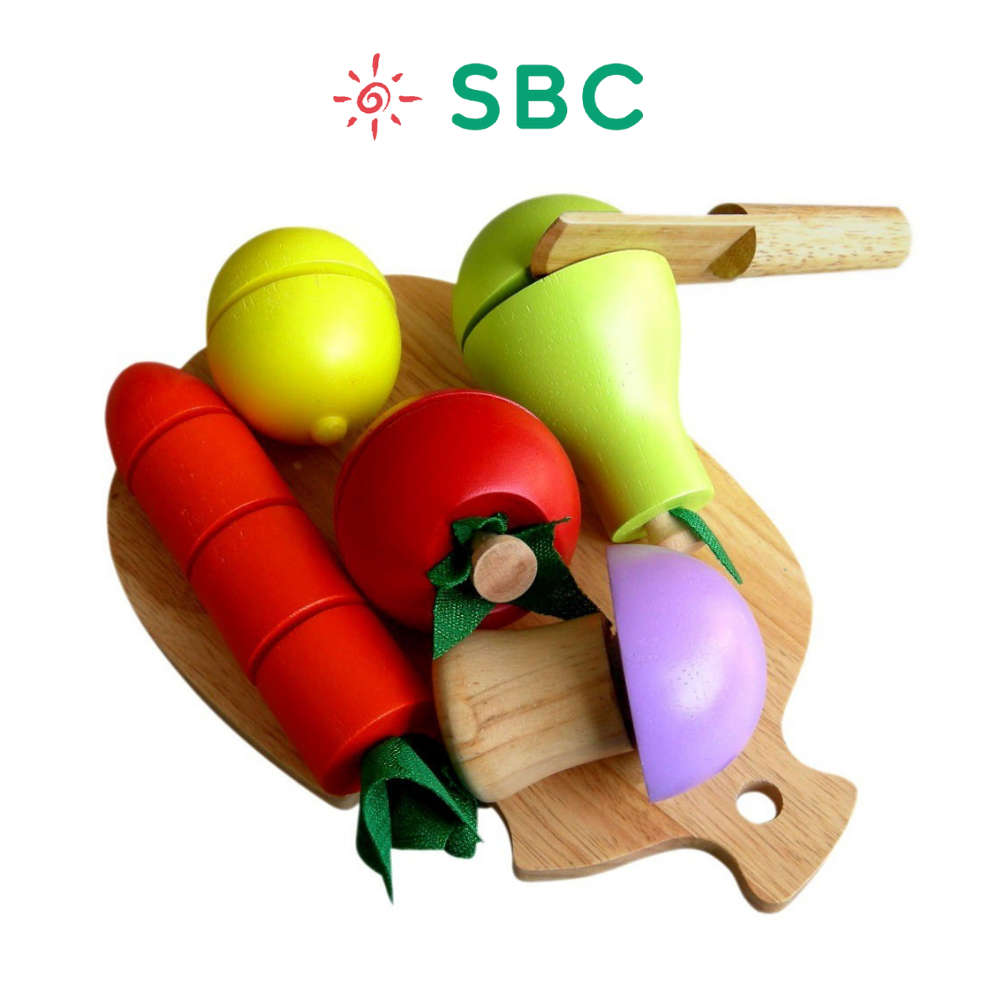 Đồ chơi gỗ Winwintoys Bộ cắt 5 loại trái cây