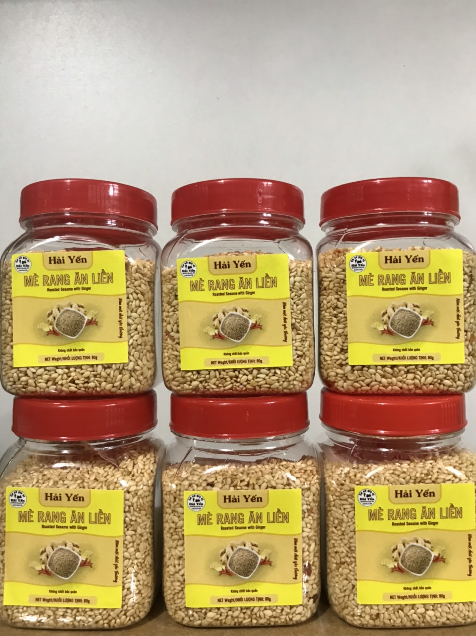 Mè rang chay ăn liền hải yến 80 g