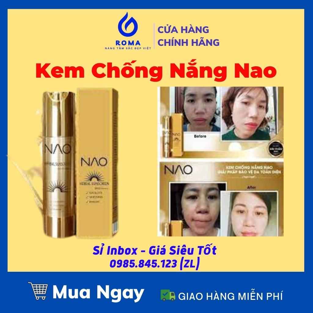Kem chống nắng nao spf 50 pa +++ đông dược vũ đức - eva