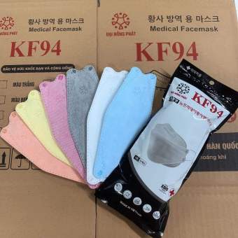 THÙNG KHẨU TRANG KHÁNG KHUẨN 4 LỚP KF94 4D MASK 300 CHIẾC