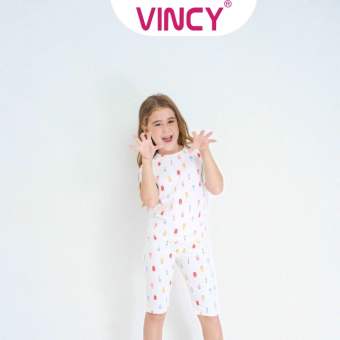 Bộ Đồ Thun Lửng Bé Gái Vincy KTL013W31