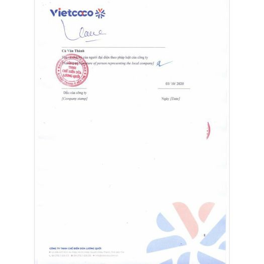 Dầu Dừa Nguyên Chất 100% Organic Vietcoco Chai Pet 250ml