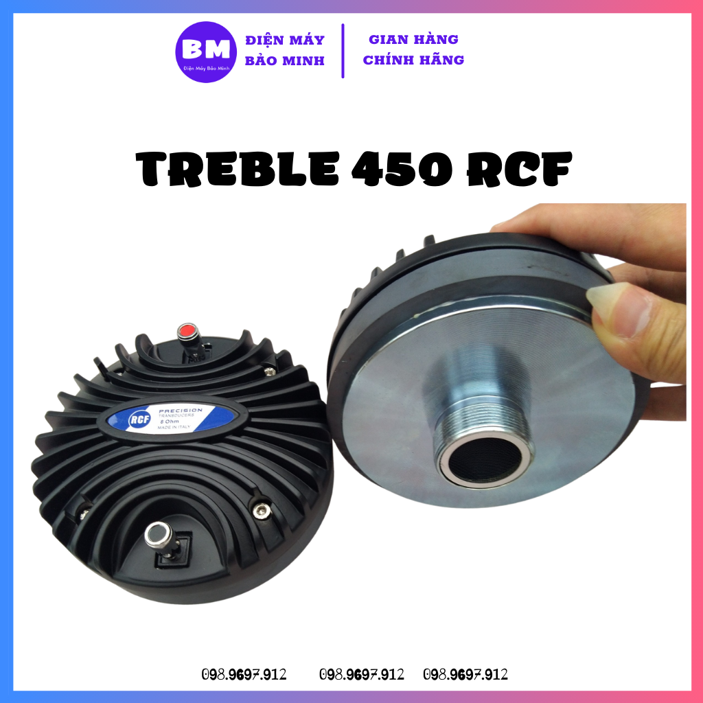 Loa treble kèn 450 RCF nắp nhôm nhập khẩu cao cấp - Treble 450 - Loa treble kèn