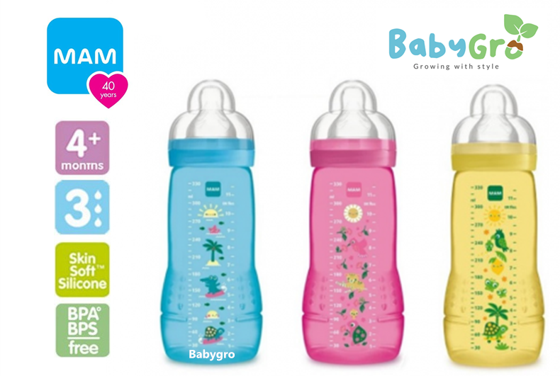 MAM BPA-free baby bottle (330ml) - Bottles & accessories - Feeding