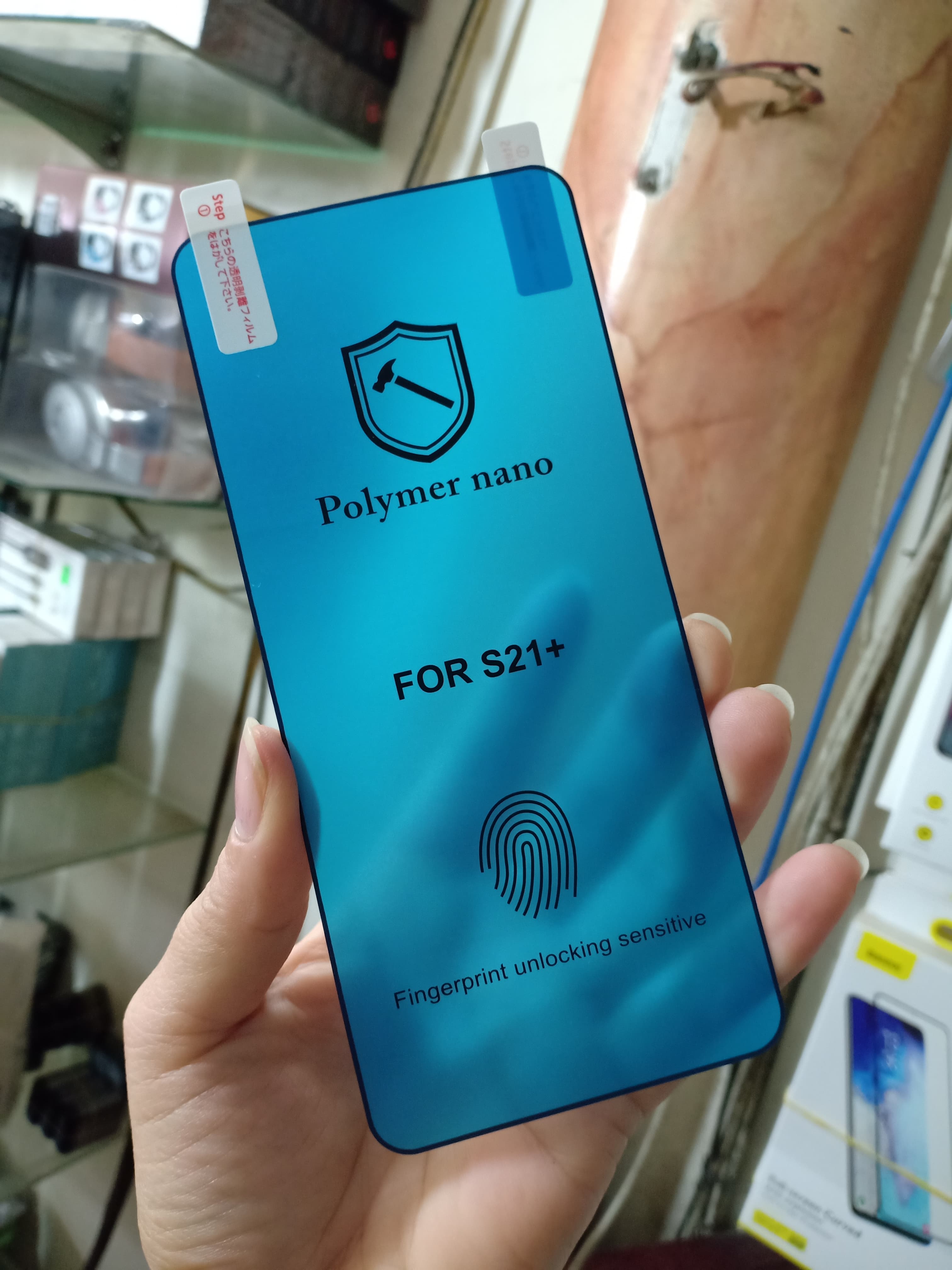 Miếng dán cường lực dẻo Polymer Nano cho Samsung Galaxy S21, S21 Plus, S21 Ultra