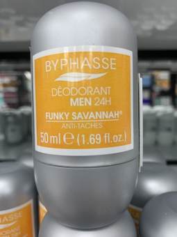 Lăn khử mùi nam byphasse men 24h deodorant funky savannah 50ml