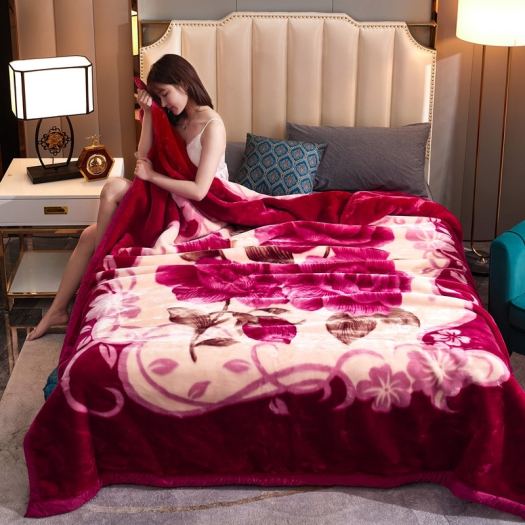 Chăn Nhung Lông Tuyết Mùa Đông Thành Công Thành Đạt Loại 2kg 3kg 4kg 5kg 6kg WD668