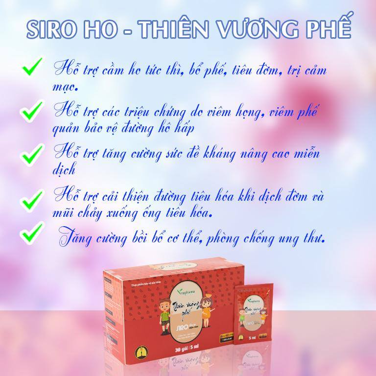 Siro Ho Thiên Vương Phế Vinapharma Group